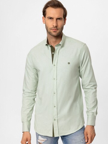 Dandalo Regular fit Button Up Shirt in Blue: front