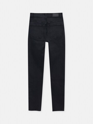 Pull&Bear Skinny Jeansy w kolorze czarny