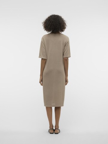 VERO MODA Knitted dress in Brown