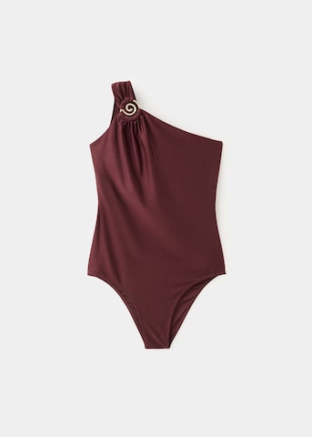 MANGO Swimsuit 'Odiseop' in Red