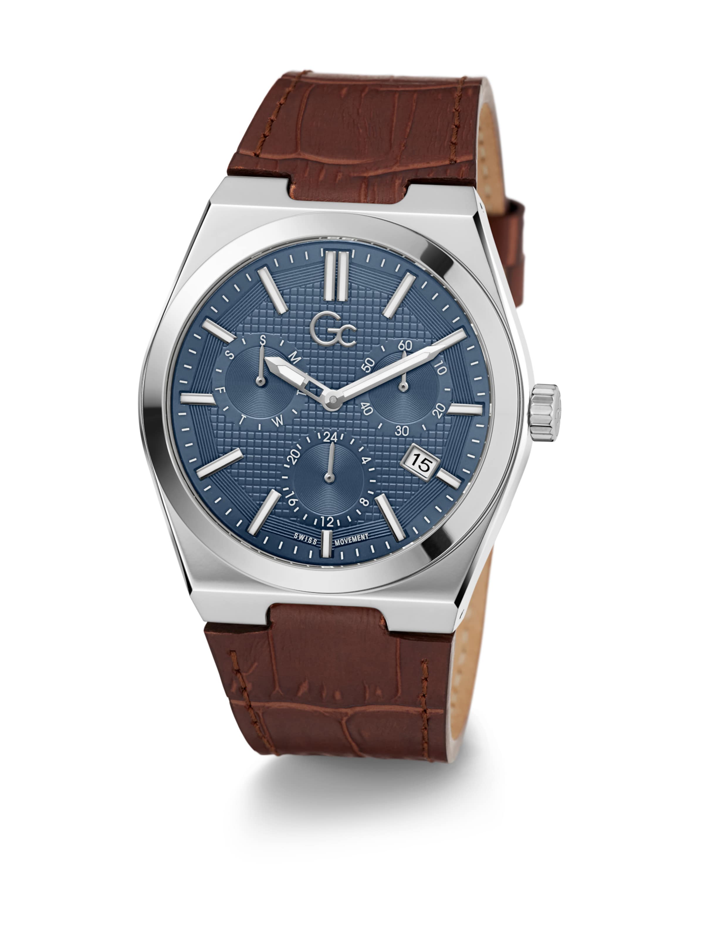 Gc Analog Watch 'Prodigy' in Silver: front