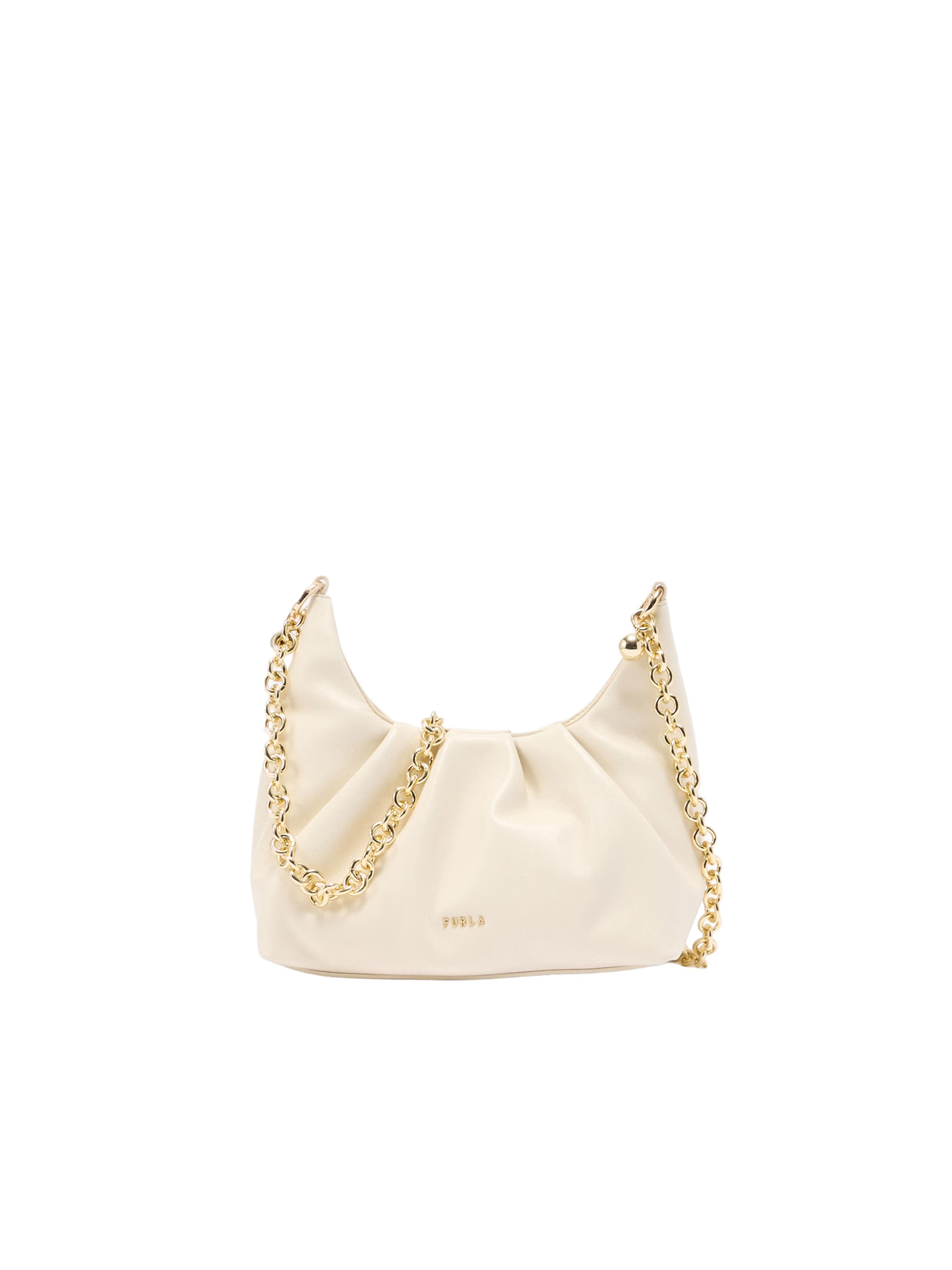 FURLA - Bolso de hombro 'DELIA' en blanco: frente