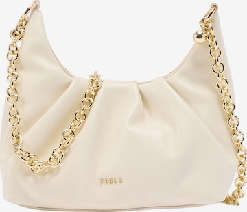 FURLA - Bolso de hombro 'DELIA' en blanco: frente