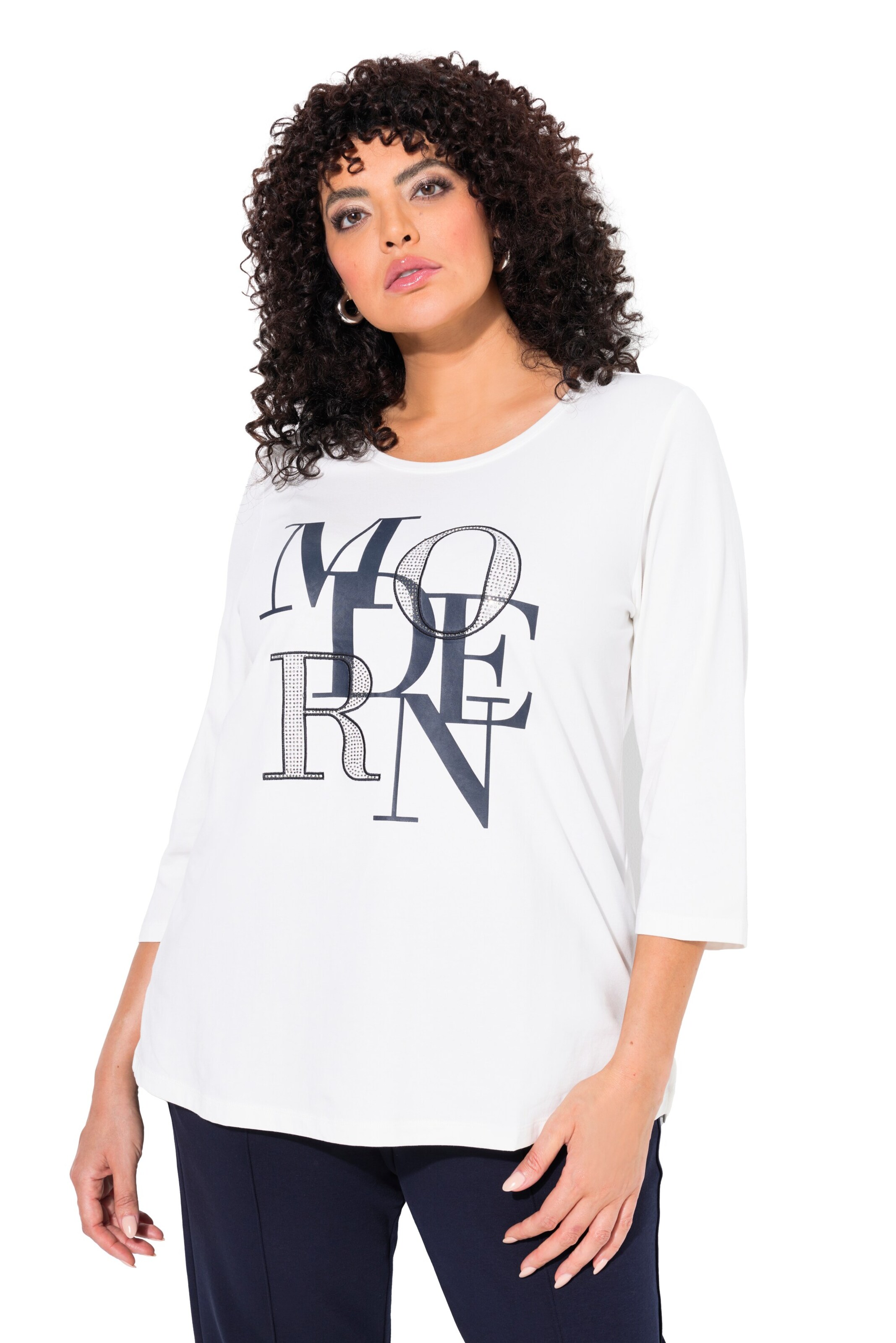 Ulla Popken Shirt in White: front