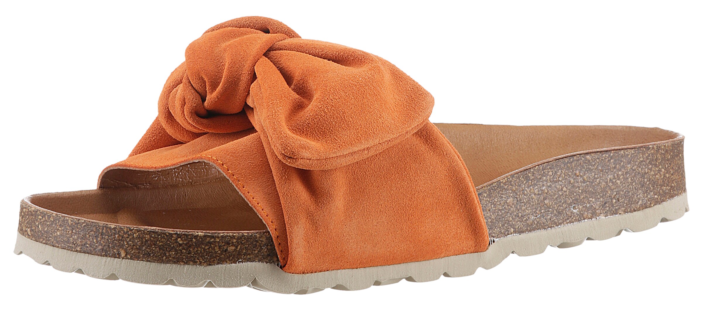 VERBENAS Mules 'Roxy' in Orange: front