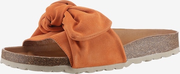 VERBENAS Mules in Orange: front