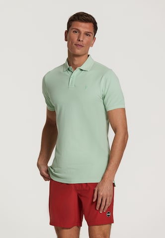 Shiwi T-shirt 'Justin' i grön: framsida