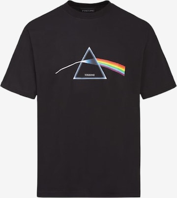 Yoxeone - Camiseta 'FLOYD' en negro: frente