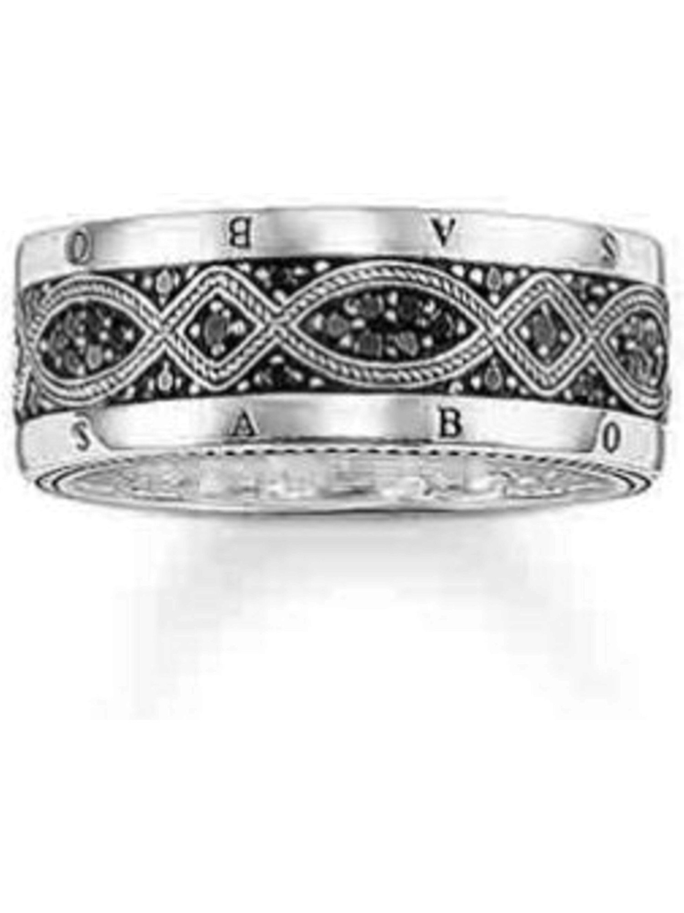 Thomas Sabo Ring in Silber: Vorderseite