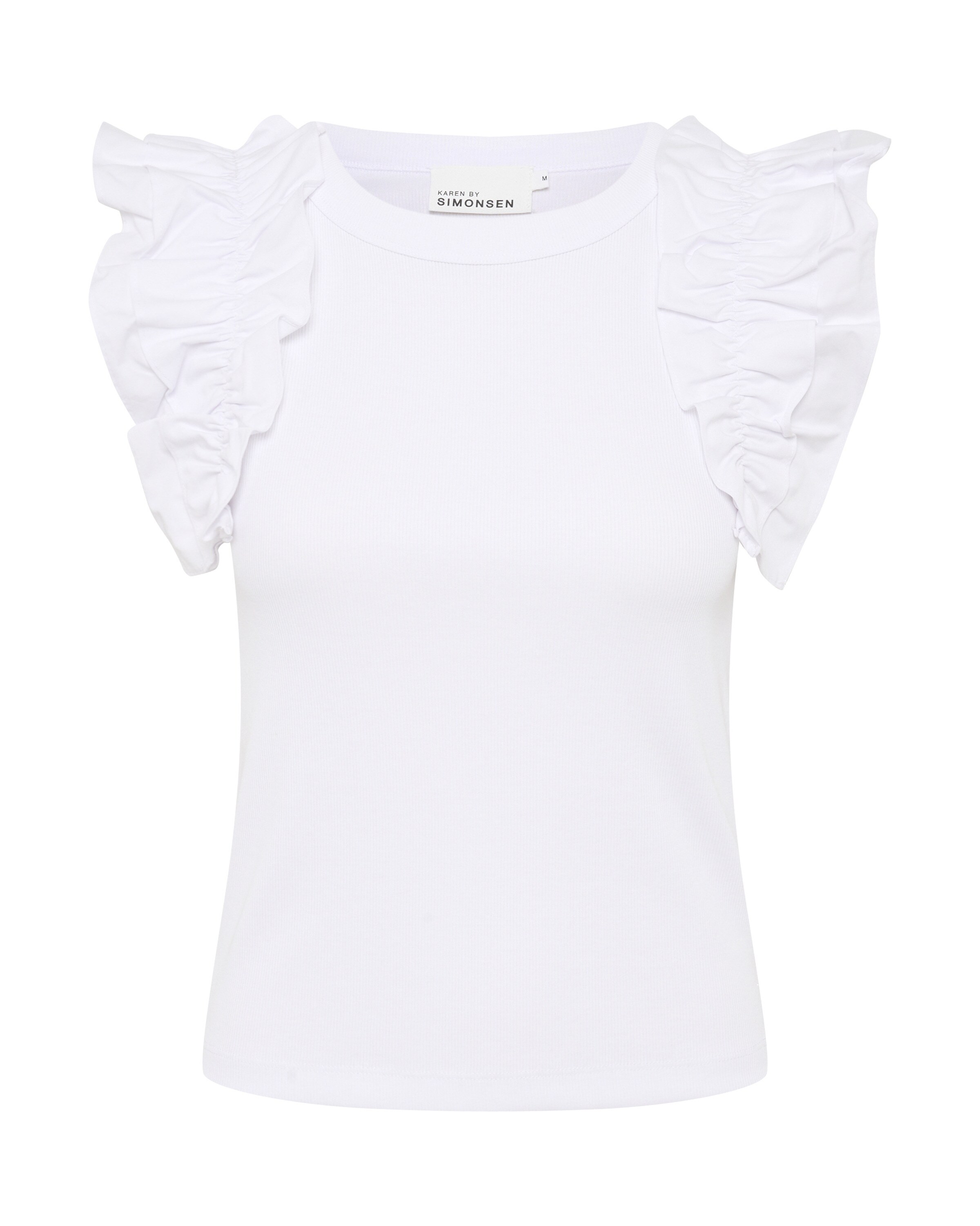 KAREN BY SIMONSEN Bluse in Weiß: Vorderseite