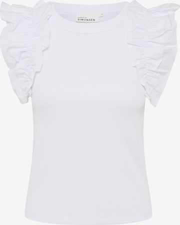 KAREN BY SIMONSEN Bluse in Weiß: Vorderseite
