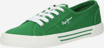 Pepe Jeans Baskets basses 'BRADY' en vert / blanc, Vue avec produit