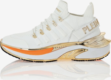 Plein Sport Sneakers laag 'Chrome Surfer' in Wit: voorkant