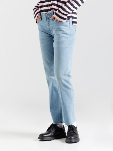 Coupe slim Jean 'Catie' QS en bleu : devant