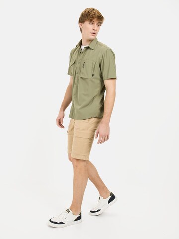 CAMEL ACTIVE Regular Fit Kurzarmhemd mit Cooling Effekt in Grün