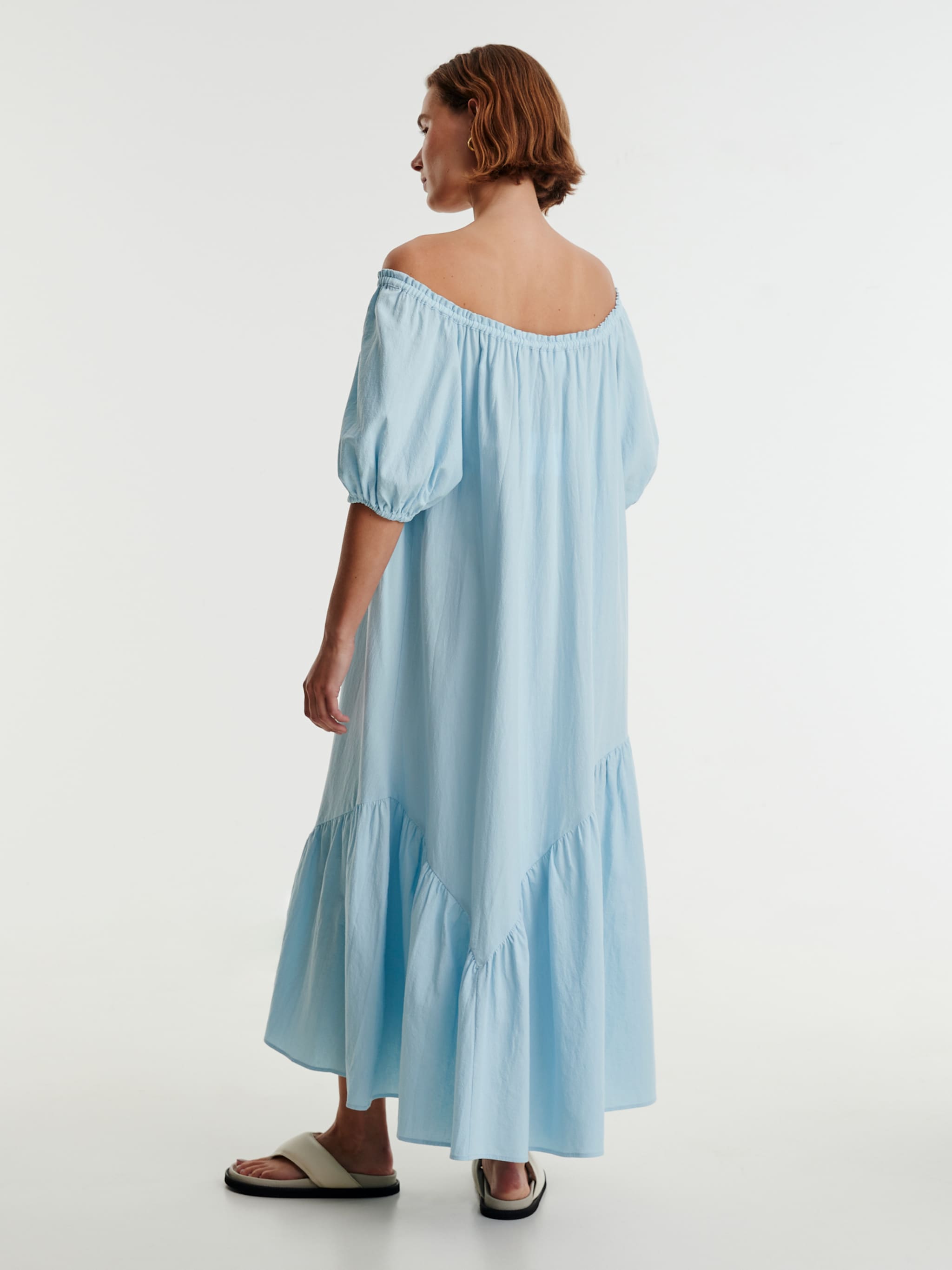 EDITED Producten Zomerjurk 'Aluna' Lichtblauw