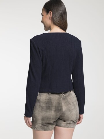 Cardigan bavarois 'Dietzing' SPIETH & WENSKY en bleu