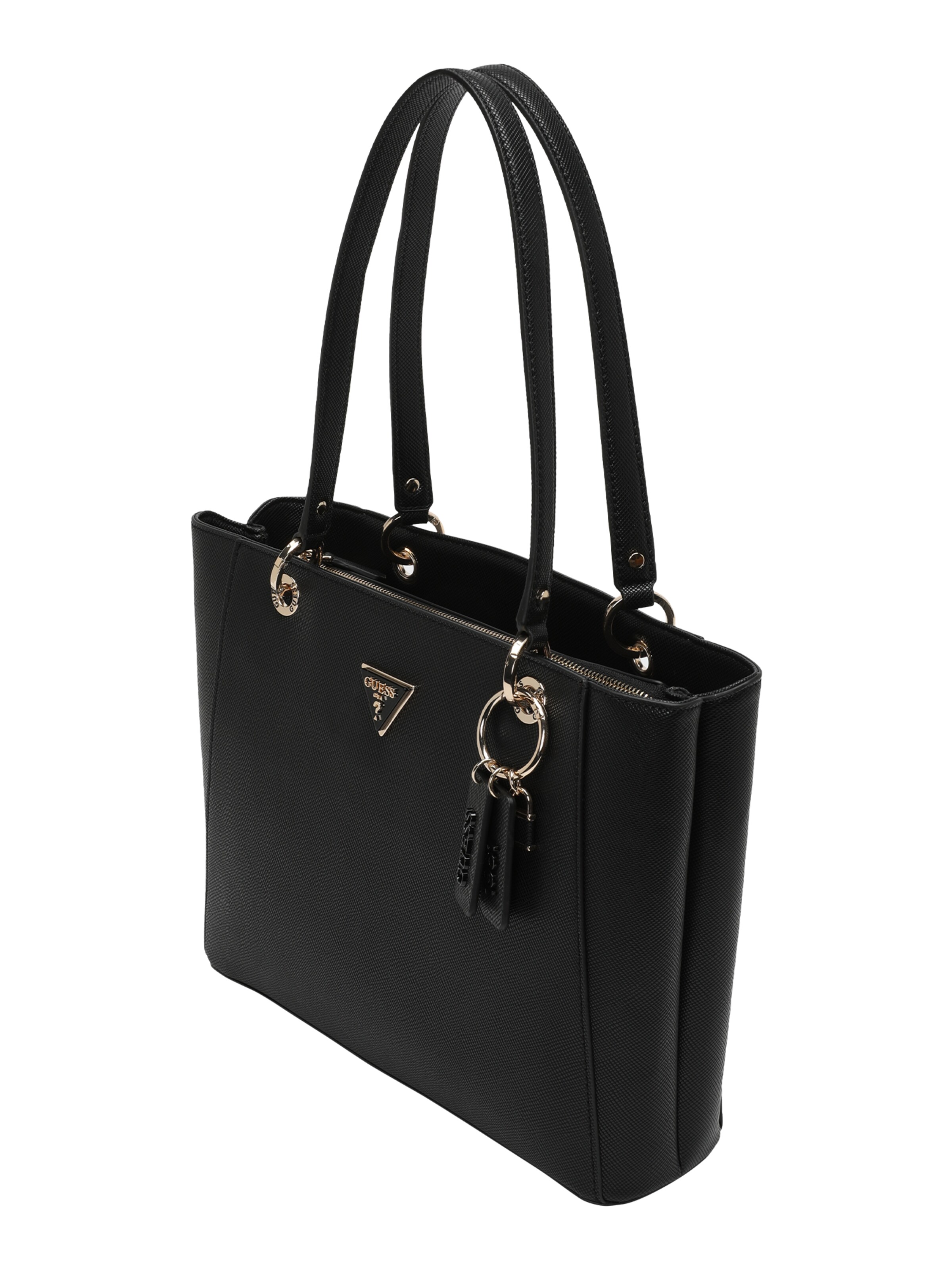 Plase de cumpărături 'Noelle' de la GUESS pe negru: față