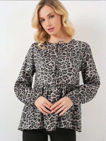 Bigdart Bluse in Grau