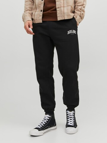 Tapered Pantaloni 'Kane Josh' di JACK & JONES in nero: frontale