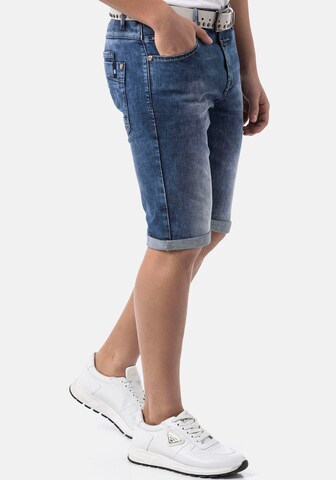 CIPO & BAXX Slimfit Shorts in Blau