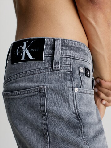 Calvin Klein Jeans Slimfit Jeans in Grijs