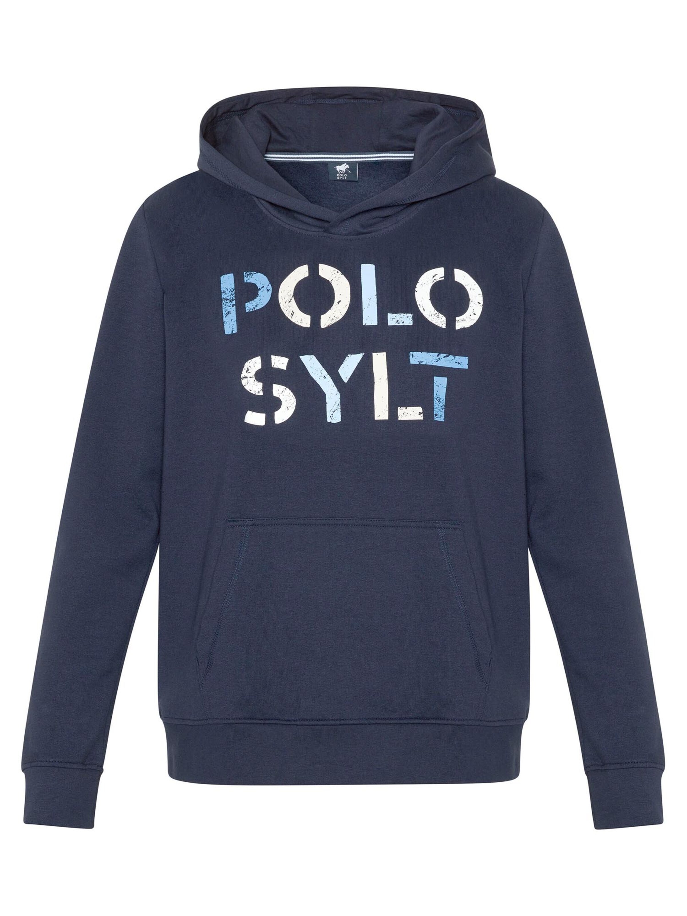 Polo Sylt Sweatshirt 'Basic' in Blue: front