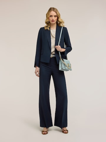 Wide Leg Pantalon MOTIVI en bleu