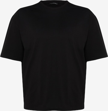 Trendyol - Camiseta en negro: frente