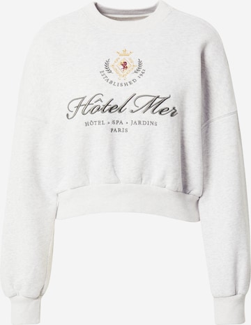 Abercrombie & Fitch Sweatshirt 'SUNDAY' in Grau: predná strana