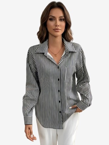 Yesfashion Bluse‌‌‌‌‌‌‌‌ in Schwarz: Vorderseite
