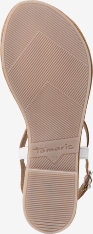 TAMARIS T-Bar Sandals in White