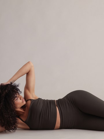 Hey Honey - Skinny Leggings 'Cropped' en verde