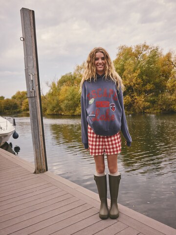 Bluză de molton de la Next pe albastru