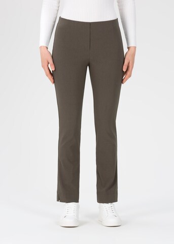 STEHMANN Regular Pants 'INA' in Grey: front