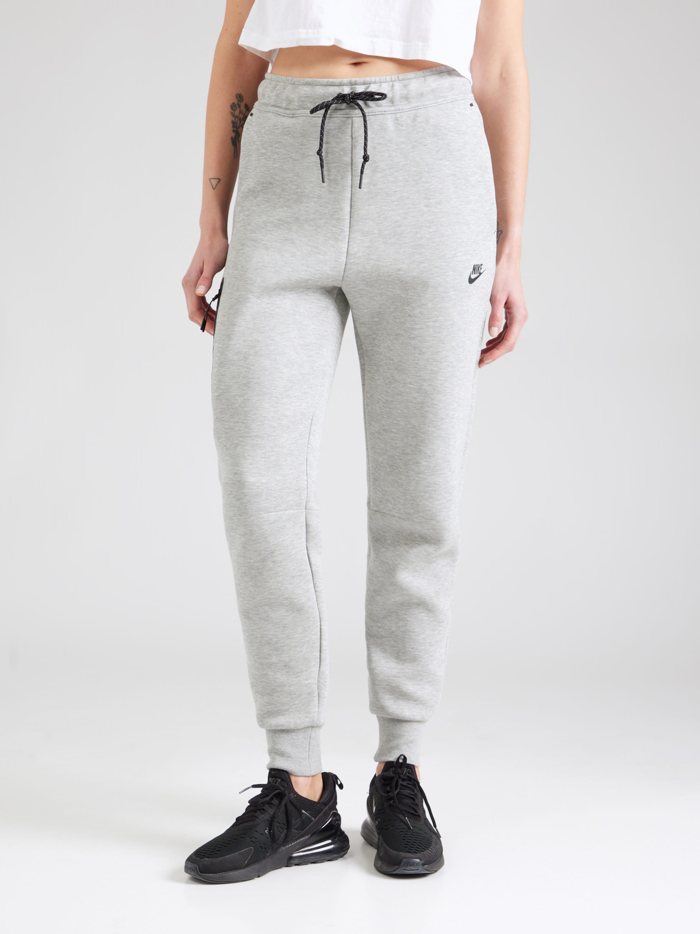 nike grey sweatpants tapered