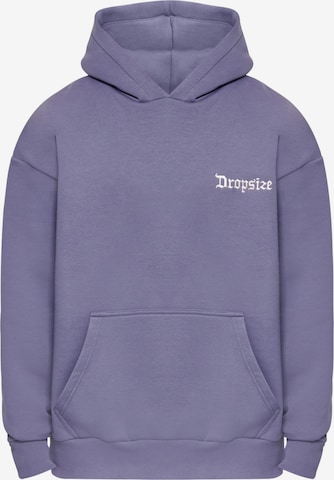 Sweat-shirt Dropsize en violet : devant