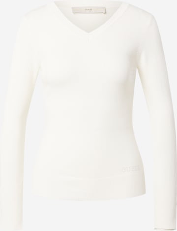 Pull-over 'GENA' GUESS en blanc : devant