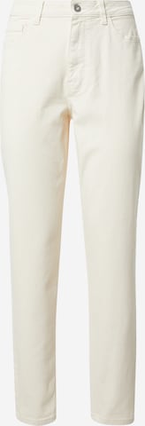 PIECES Tapered Jeans 'Kesia' in White: front