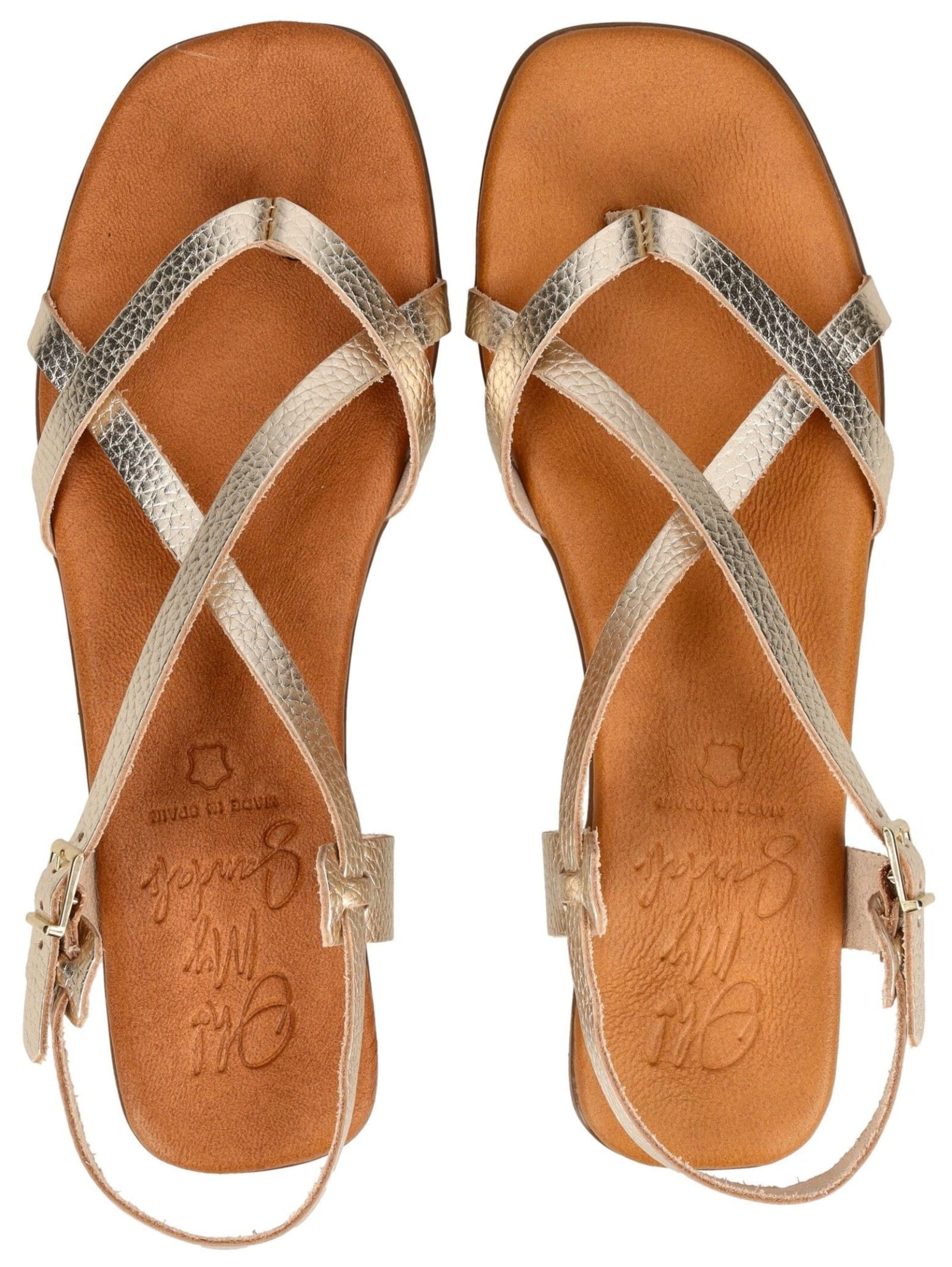 Oh! My Sandals Zehentrenner in Gold