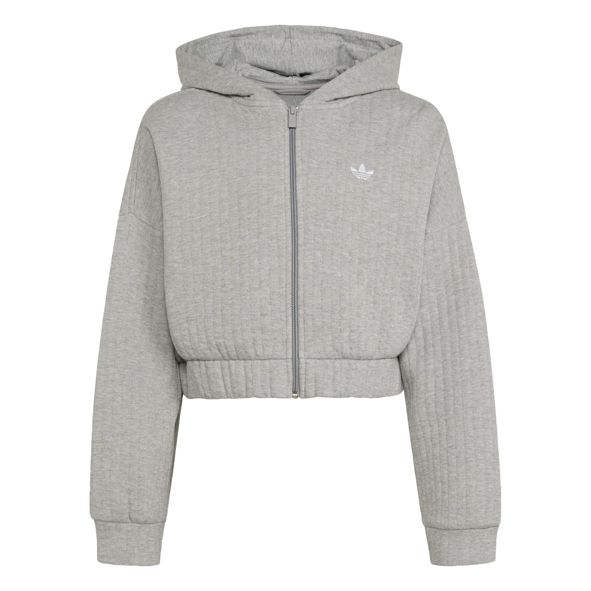 Veste de survêtement ADIDAS ORIGINALS en gris : devant
