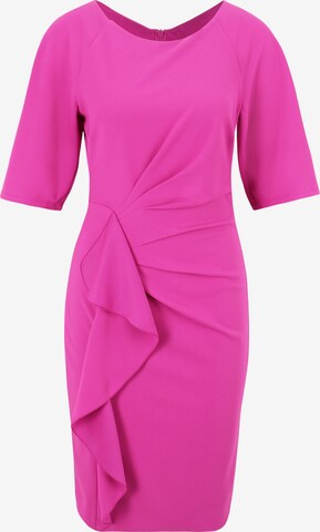 Robe de cocktail Vera Mont en rose : devant