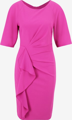 Robe de cocktail Vera Mont en rose : devant