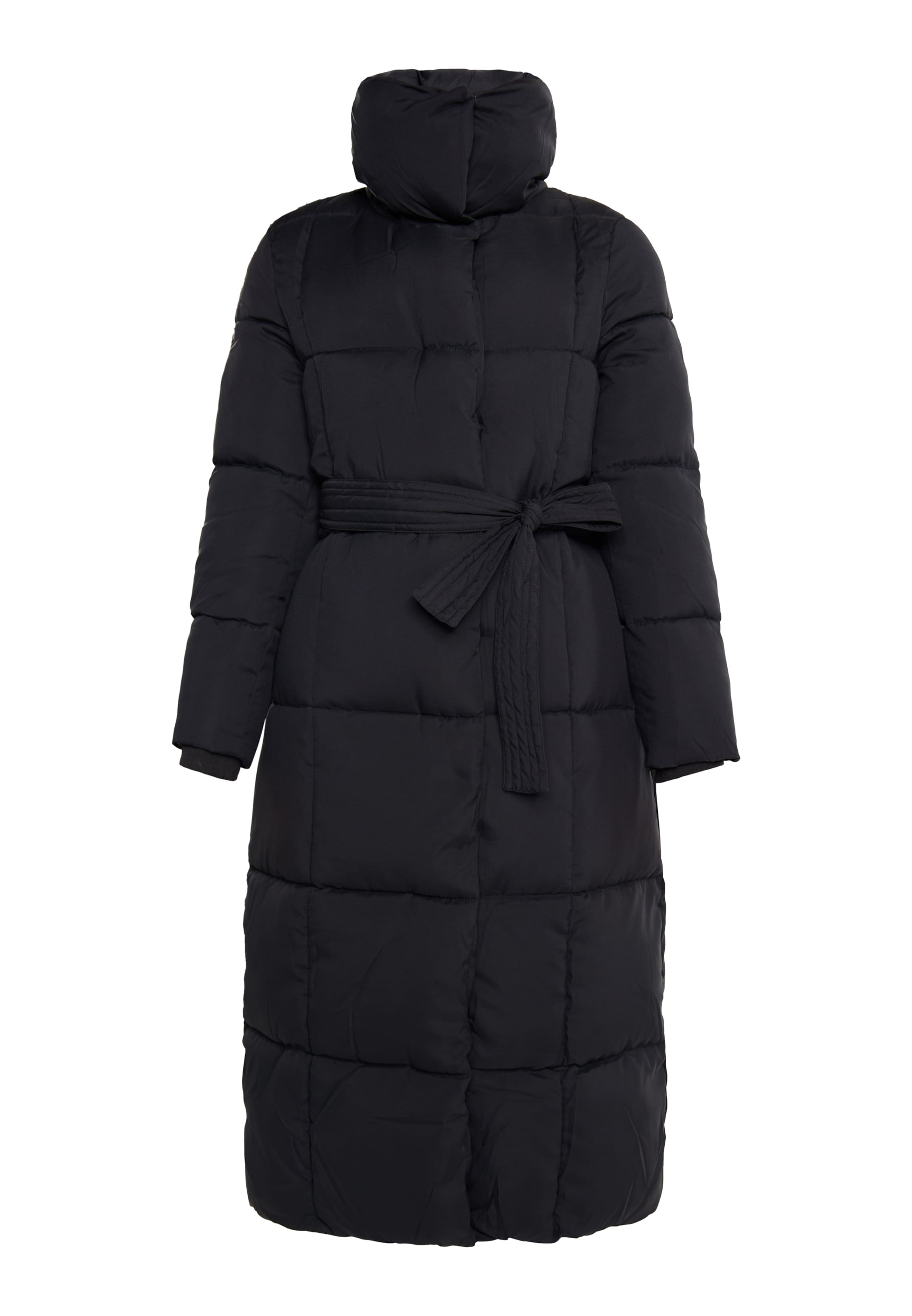 usha WHITE LABEL Vinterkappa 'Pryam' i svart: framsida