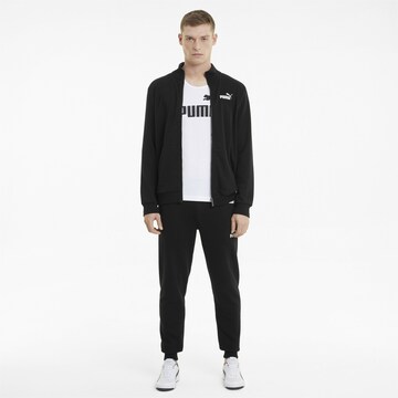 PUMA Sportsweatjacke 'Essentials' in Schwarz