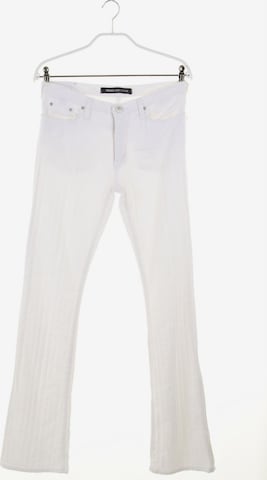 Versace Jeans Couture Flared Jeans 30 in Weiß: predná strana