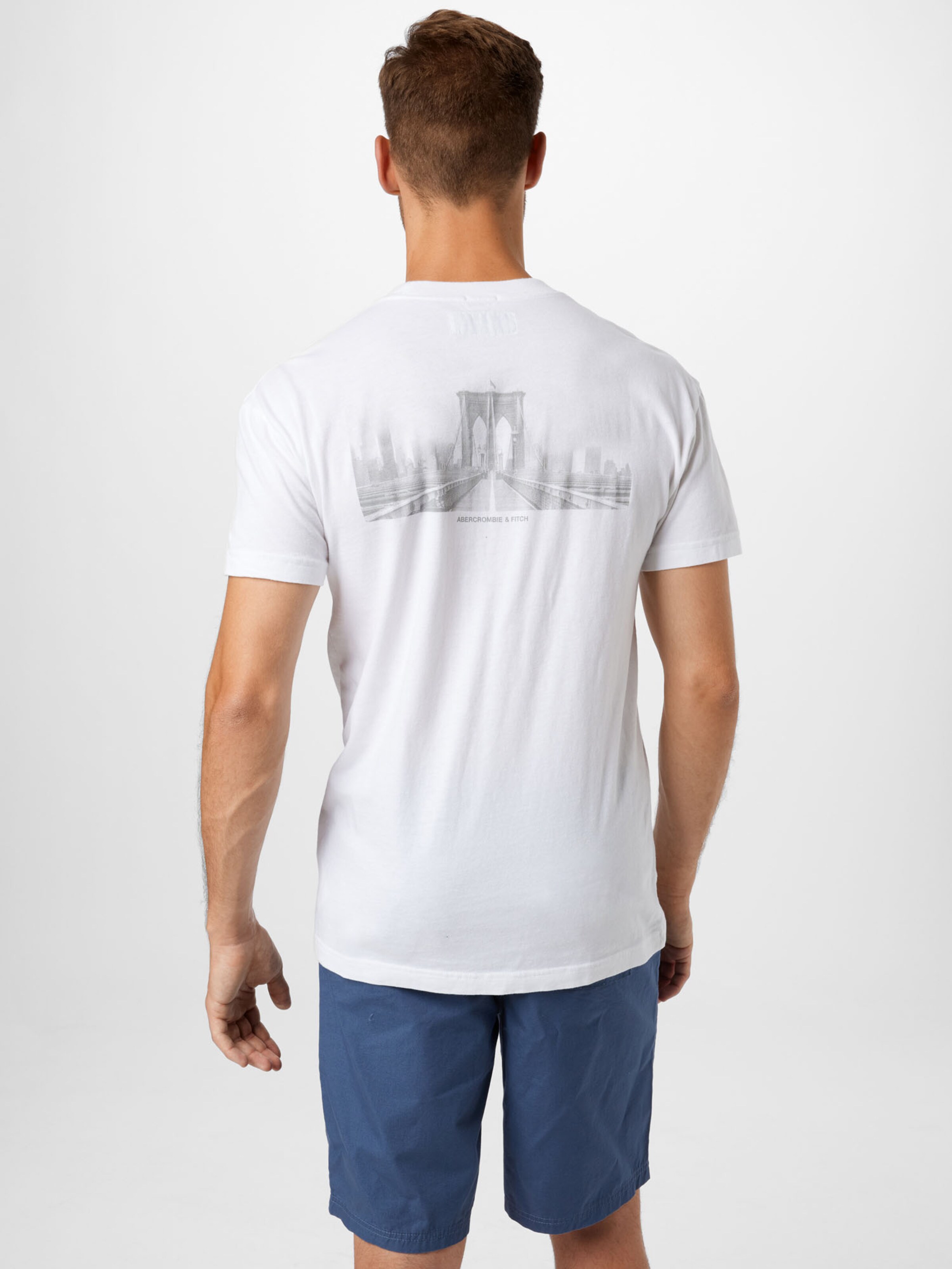 T-shirts et polos T-Shirt Abercrombie & Fitch en Blanc 