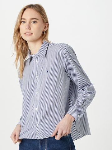 Camicia da donna di Polo Ralph Lauren in blu: frontale