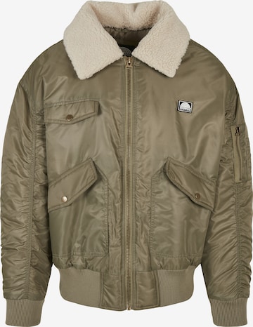 SOUTHPOLE Winter Jacket in Green: front