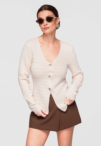 Ombre Knit cardigan in Beige